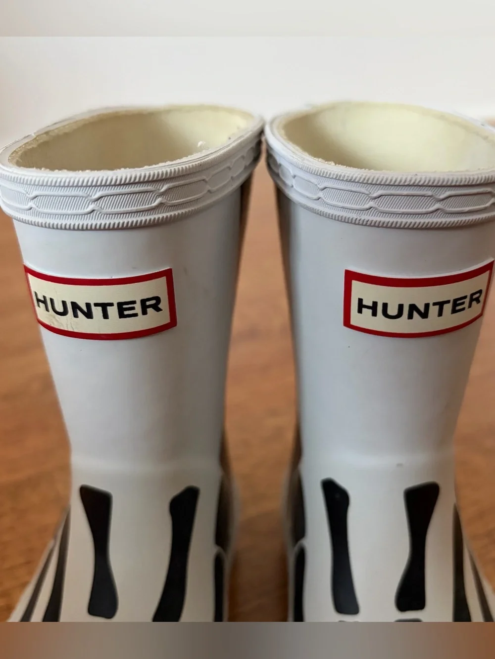 Hunter Kids’ Original Classic Skeleton Print Rain Boots Bones White US 6 Toddler